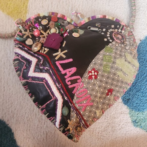 Christian Lacroix Bazar Heart Bag! Vintage! Rare! - Picture 11 of 12